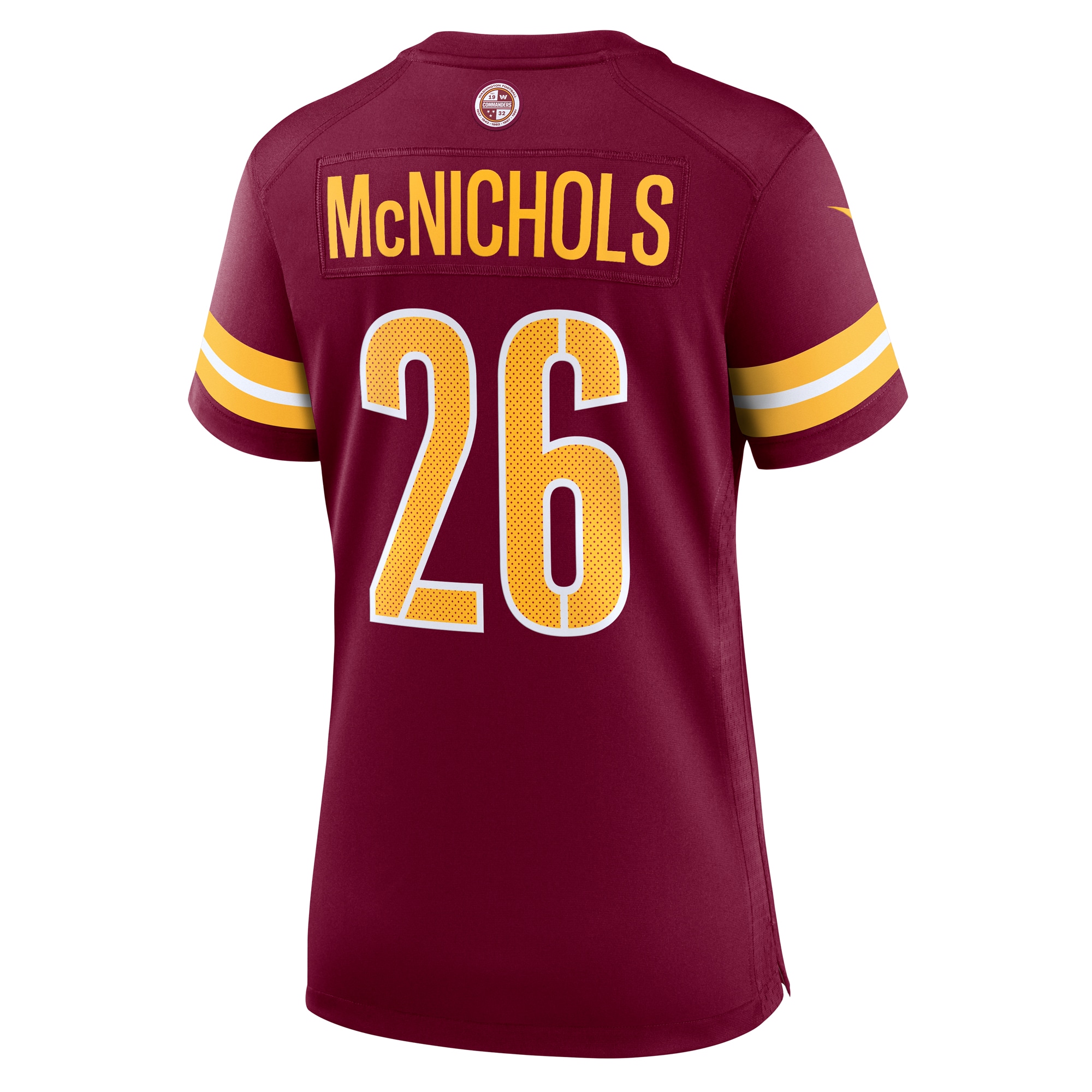 Women's Washington Commanders Jeremy McNichols Burgundy Game Jersey JS3793 nicesnker - Image 3