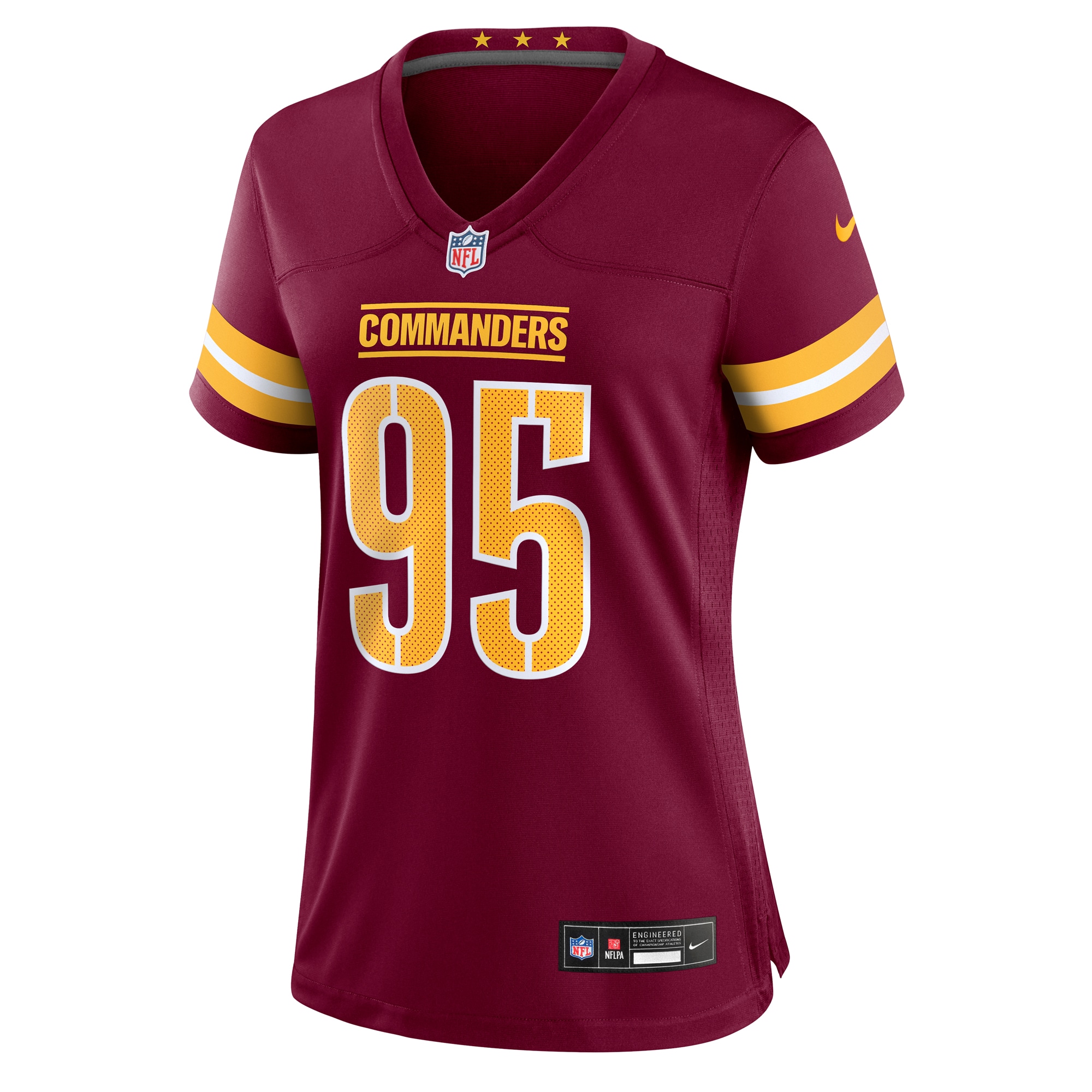 Women's Washington Commanders Jer'Zhan Newton Burgundy Game Jersey JS2550 nicesnker - Image 2