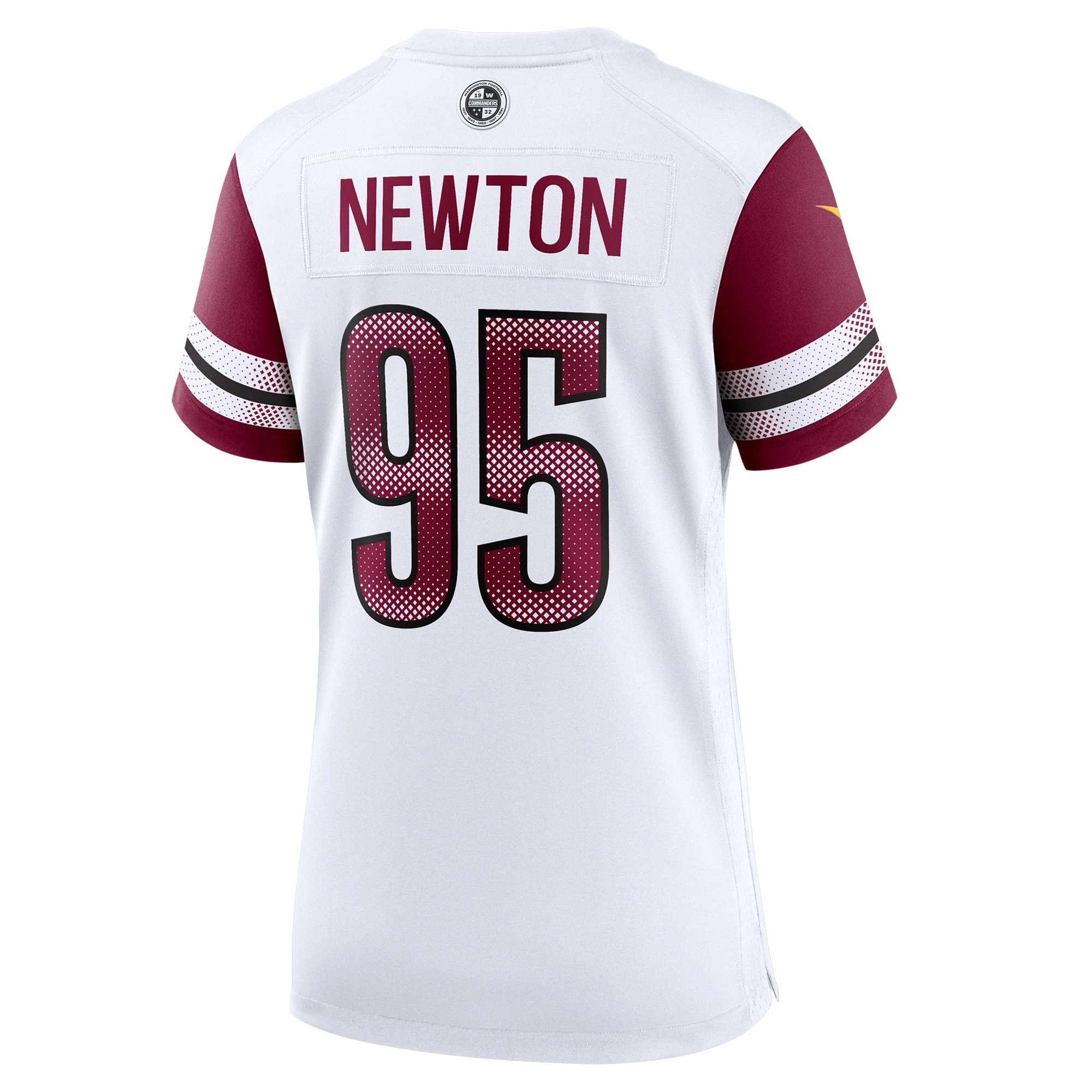 Women's Washington Commanders Jer'Zhan Newton White Game Jersey JS2802 nicesnker - Image 3