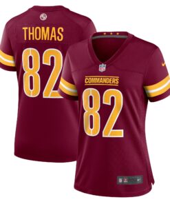 Women's Washington Commanders Logan Thomas Burgundy Game Jersey JS4896 nicesnker