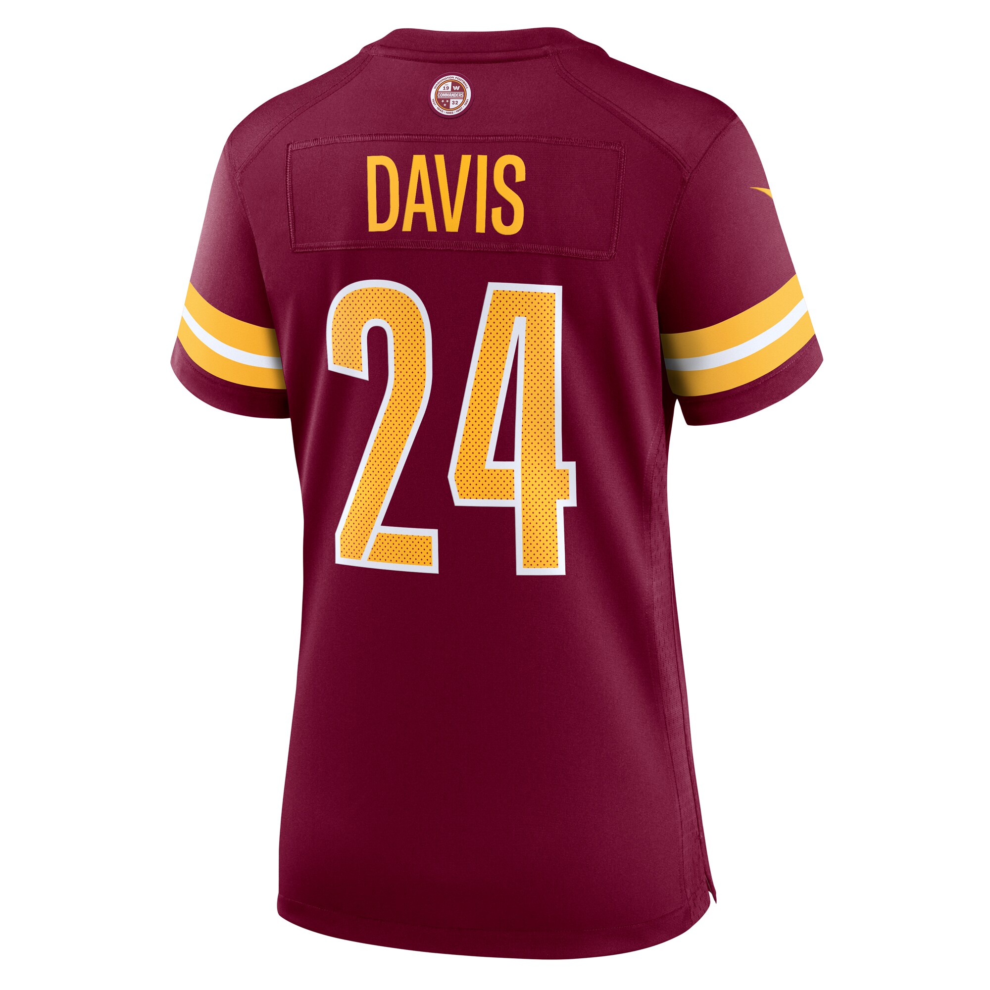 Women's Washington Commanders Michael Davis Burgundy Game Jersey JS5139 nicesnker - Image 3