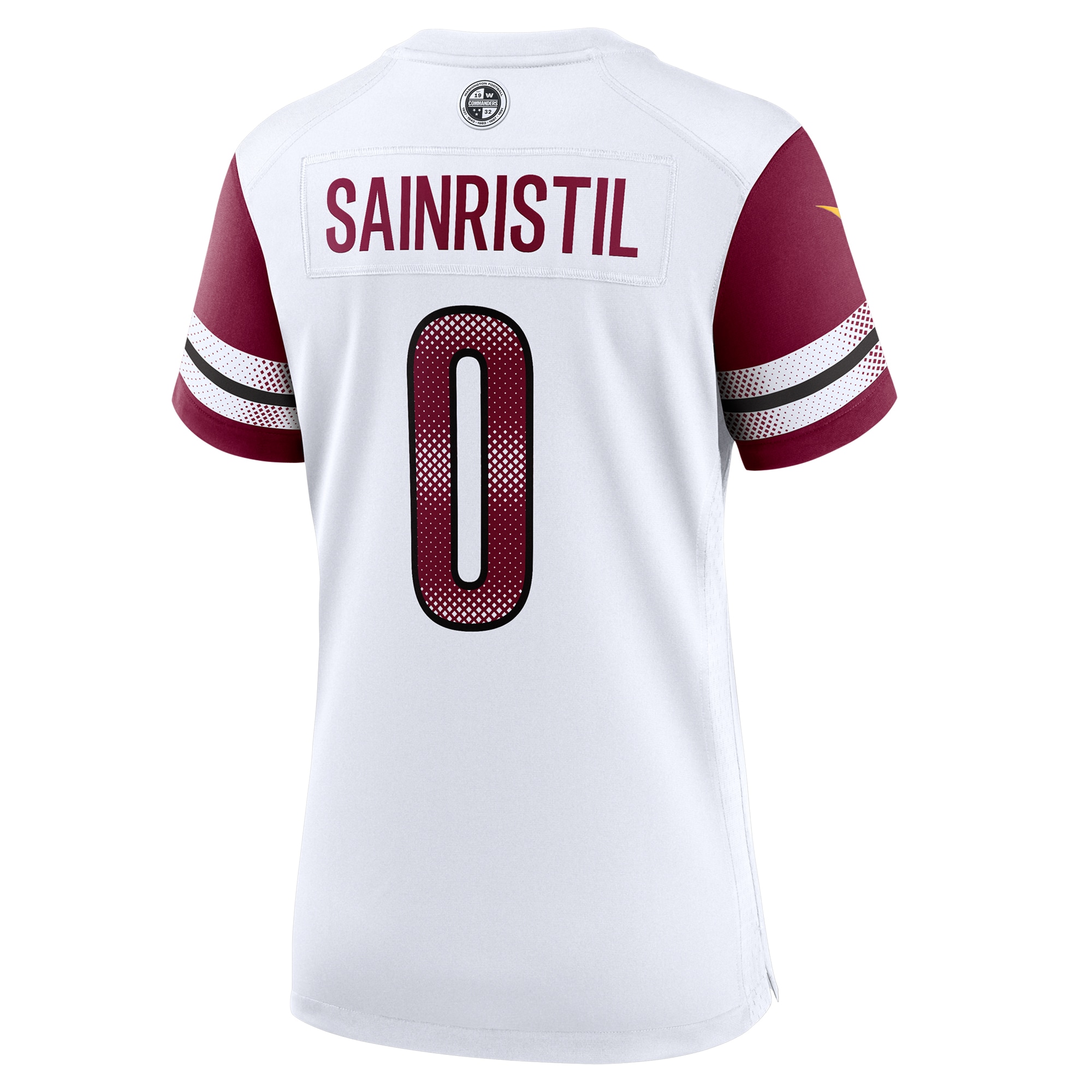 Women's Washington Commanders Mike Sainristil White Game Jersey JS4359 nicesnker - Image 3