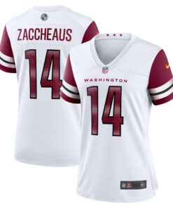 Women's Washington Commanders Olamide Zaccheaus White Game Jersey JS8283 nicesnker
