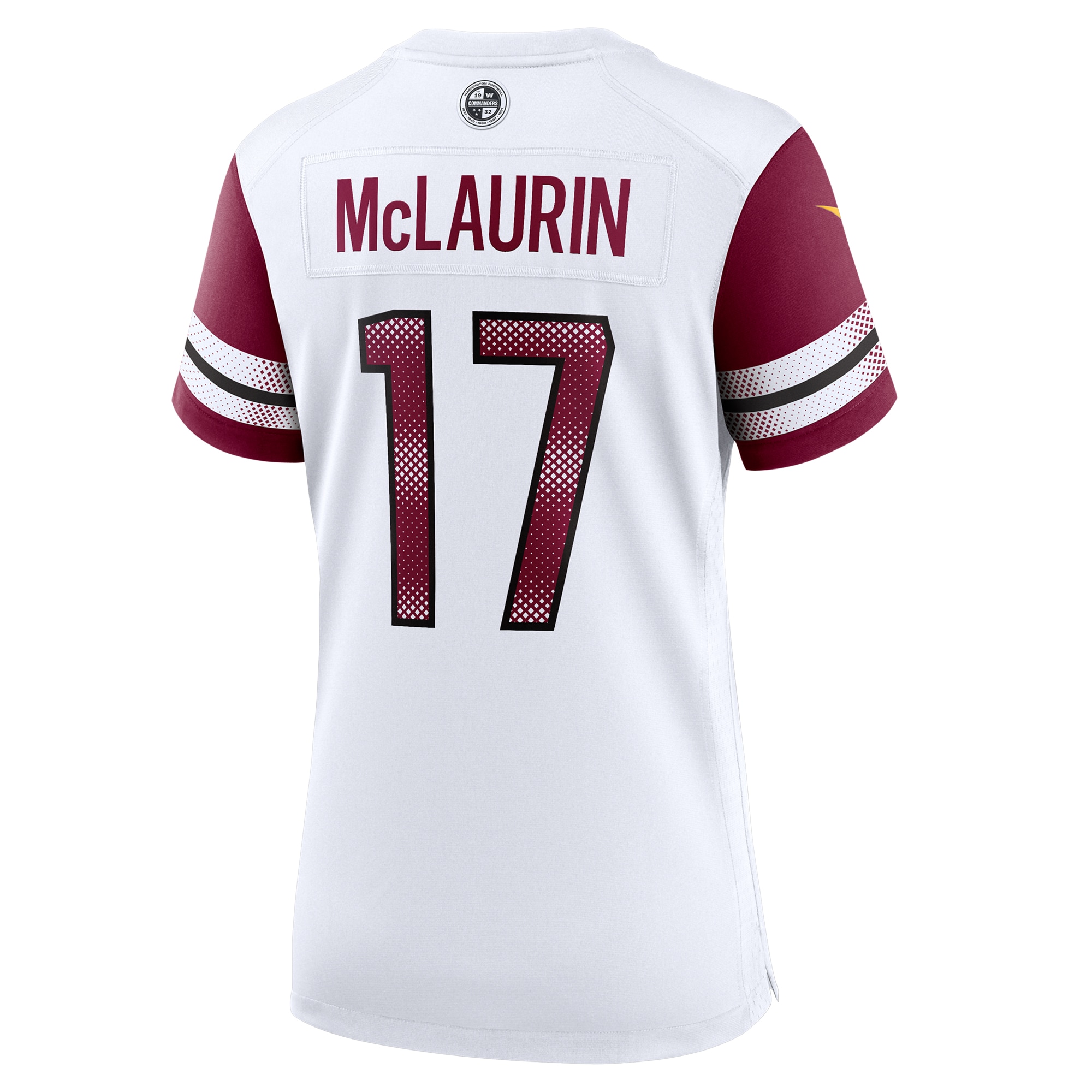 Women's Washington Commanders Terry McLaurin White Game Jersey JS8829 nicesnker - Image 3