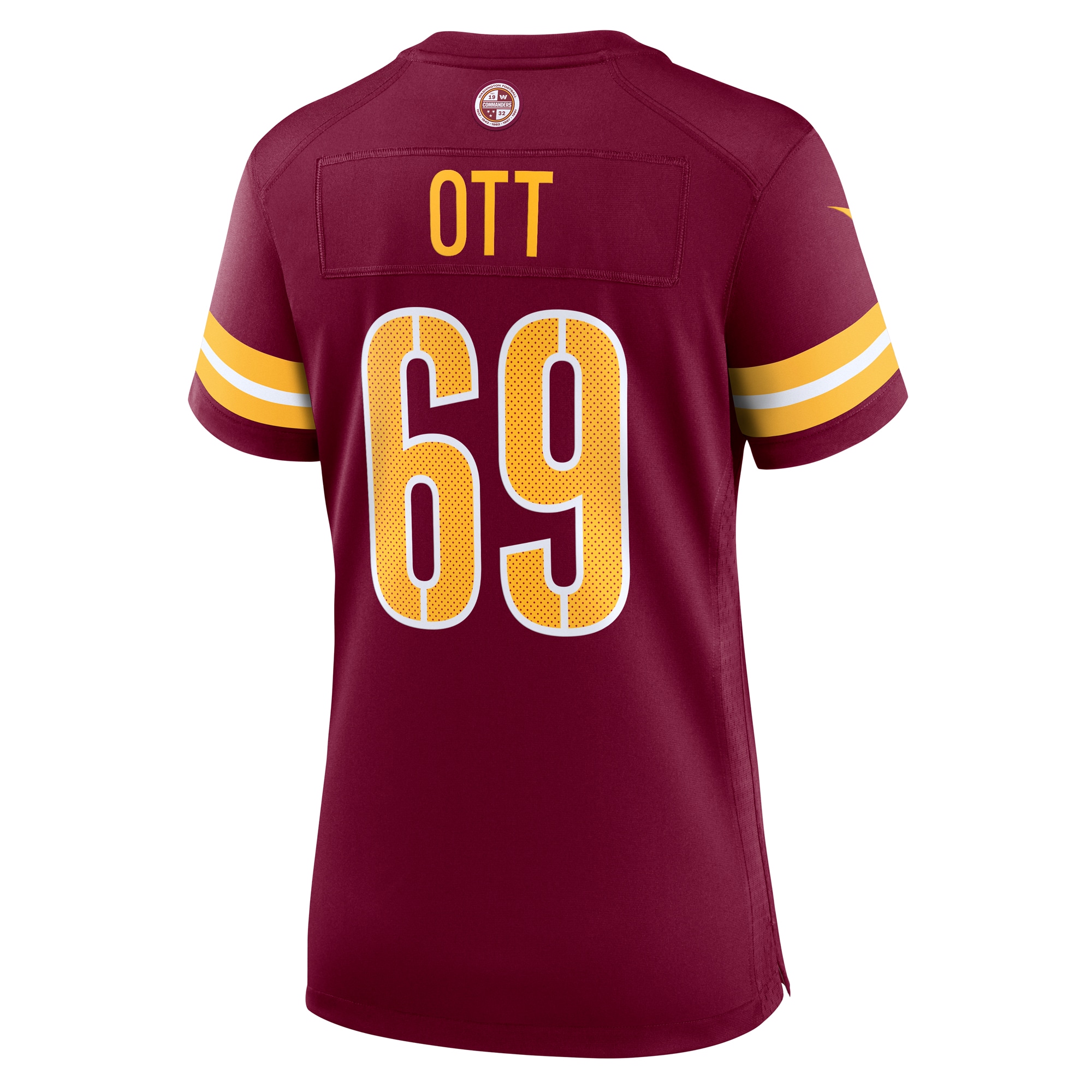 Women's Washington Commanders Tyler Ott Burgundy Game Jersey JS6515 nicesnker - Image 3