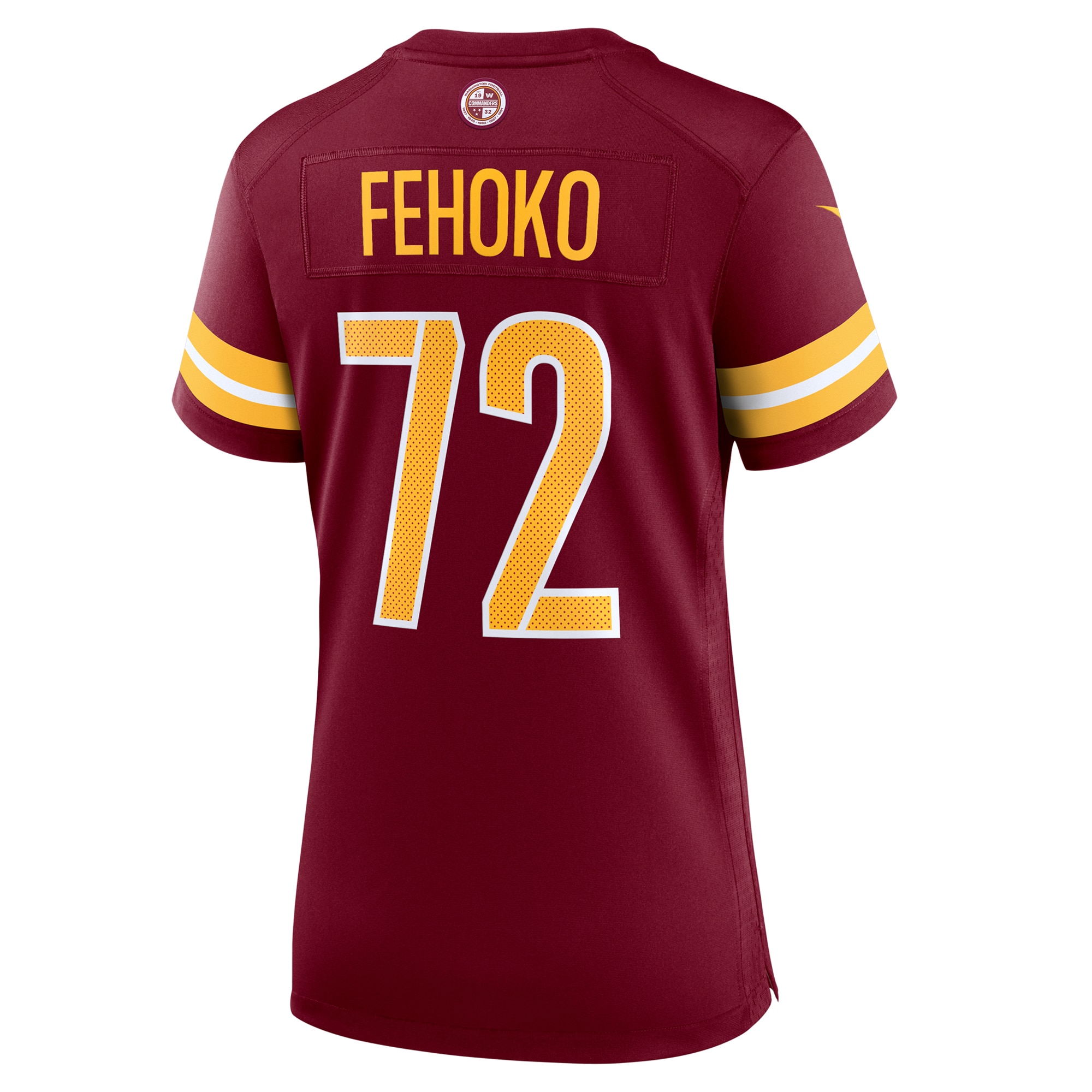 Women's Washington Commanders Viliami Fehoko Jr. Burgundy Team Game Jersey JS1593 nicesnker - Image 3