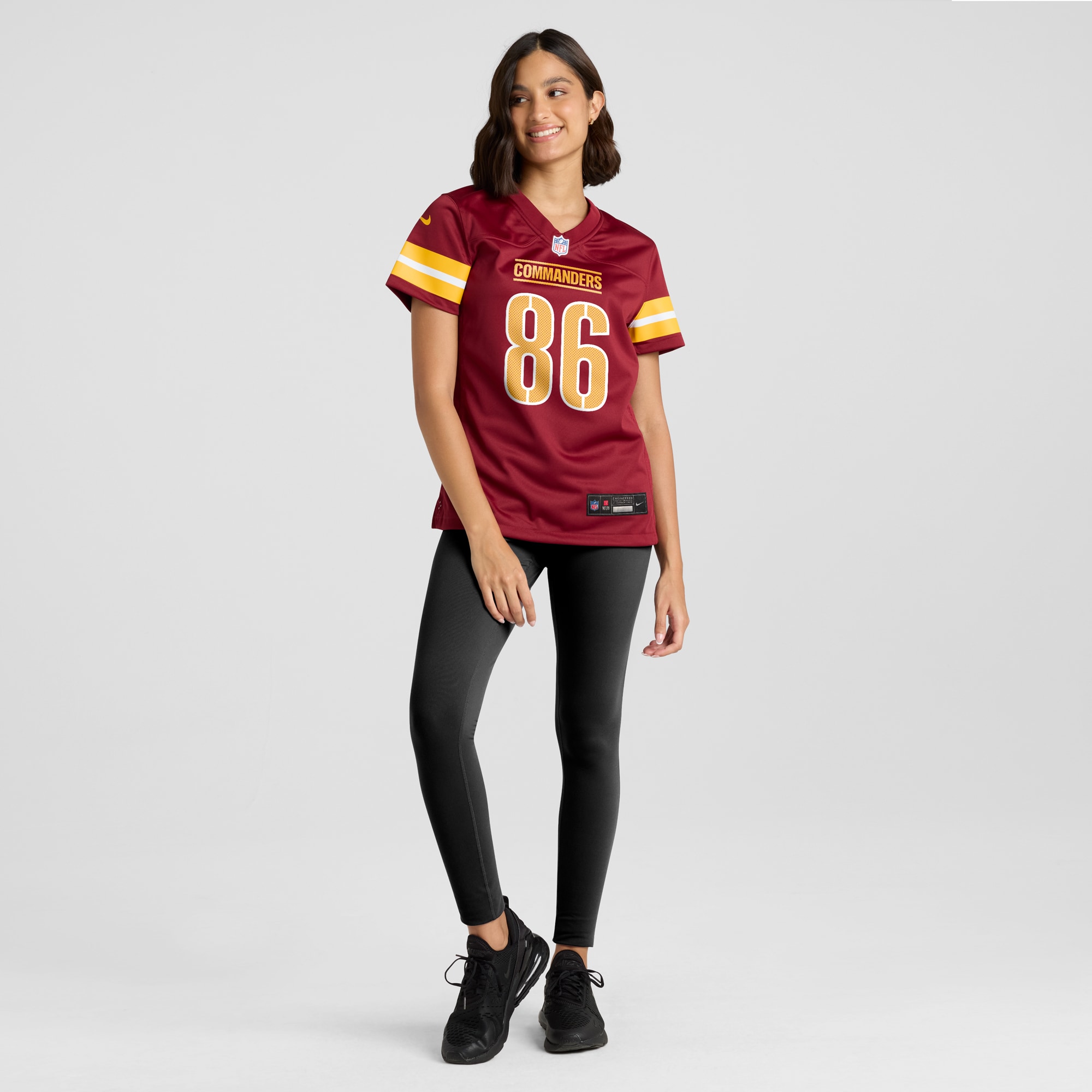 Women's Washington Commanders Zach Ertz Burgundy Game Jersey JS1168 nicesnker - Image 4