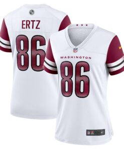 Women's Washington Commanders Zach Ertz White Game Jersey JS6855 nicesnker
