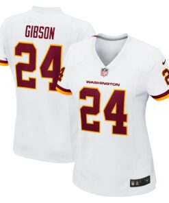Women's Washington Football Team Antonio Gibson White Game Jersey JS2856 nicesnker