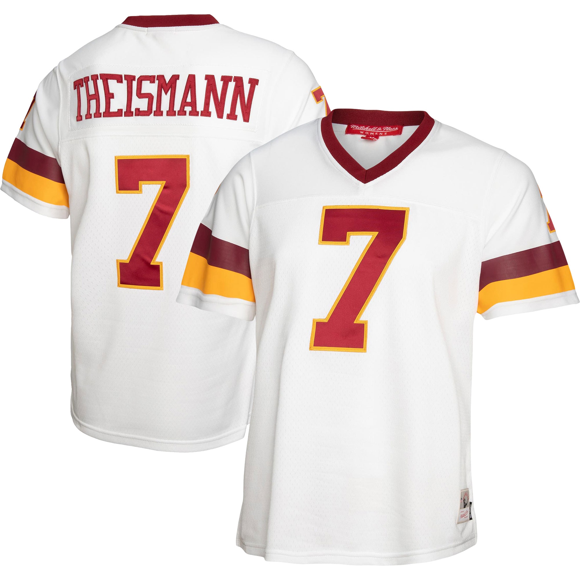 Women's Washington Football Team Joe Theismann Mitchell & Ness White Legacy Player Jersey JS4542 nicesnker