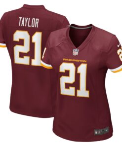 Women's Washington Football Team Sean Taylor Burgundy Retired Player Game Jersey JS5078 nicesnker