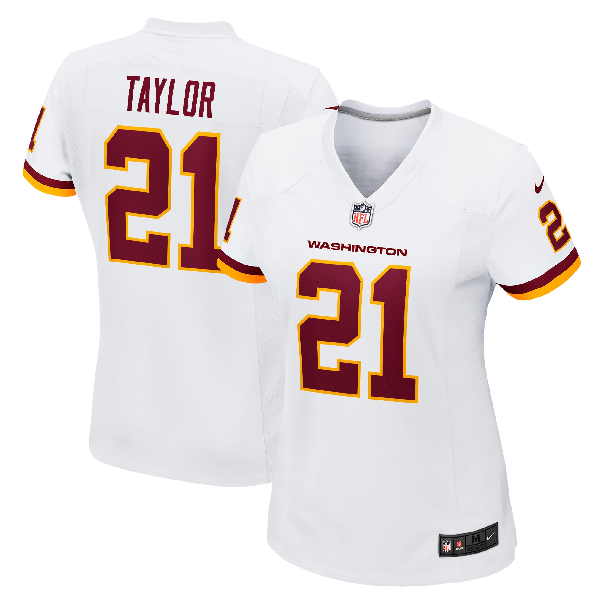 Women's Washington Football Team Sean Taylor White Retired Player Game Jersey JS2174 nicesnker