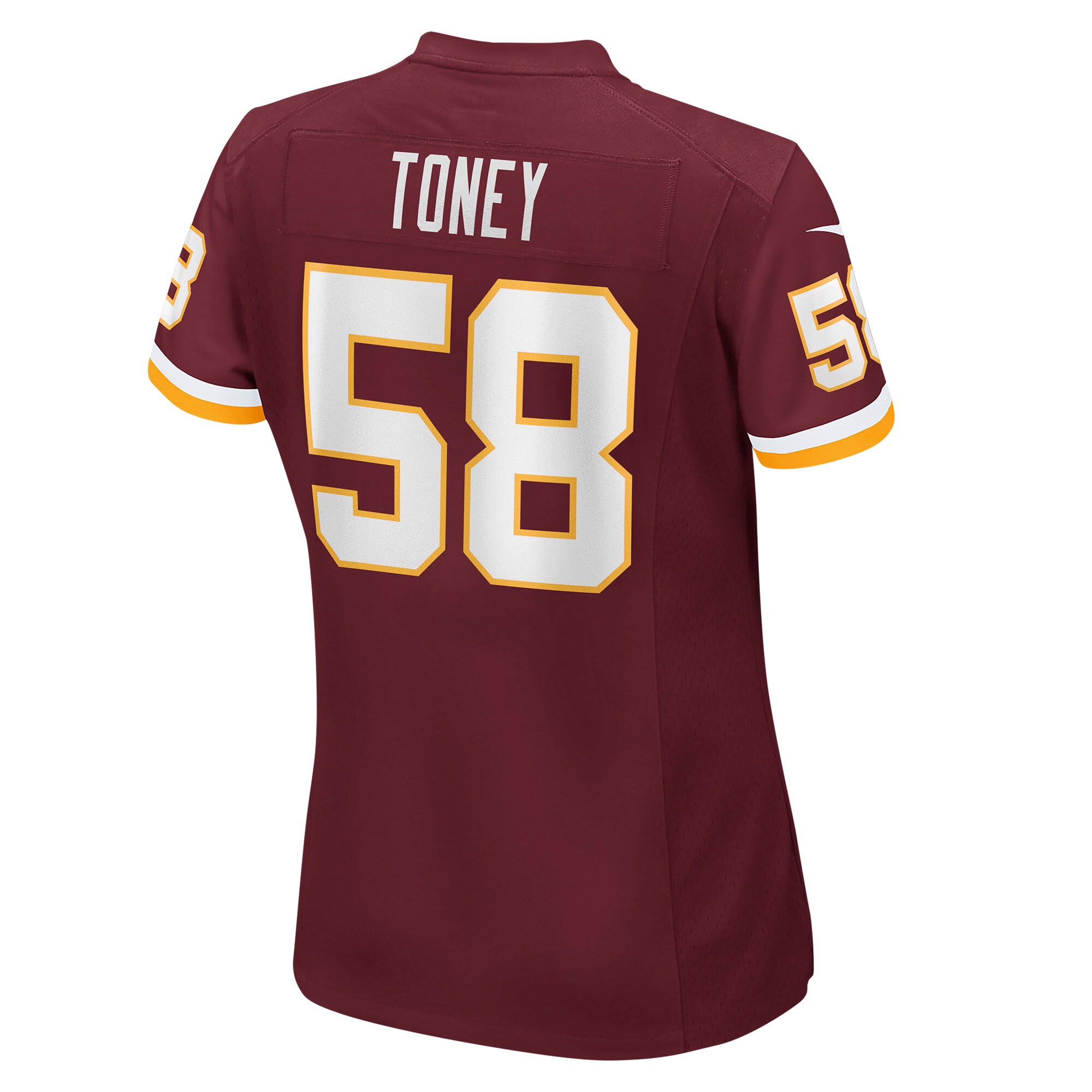 Women's Washington Football Team Shaka Toney Burgundy Game Jersey JS7221 nicesnker - Image 3