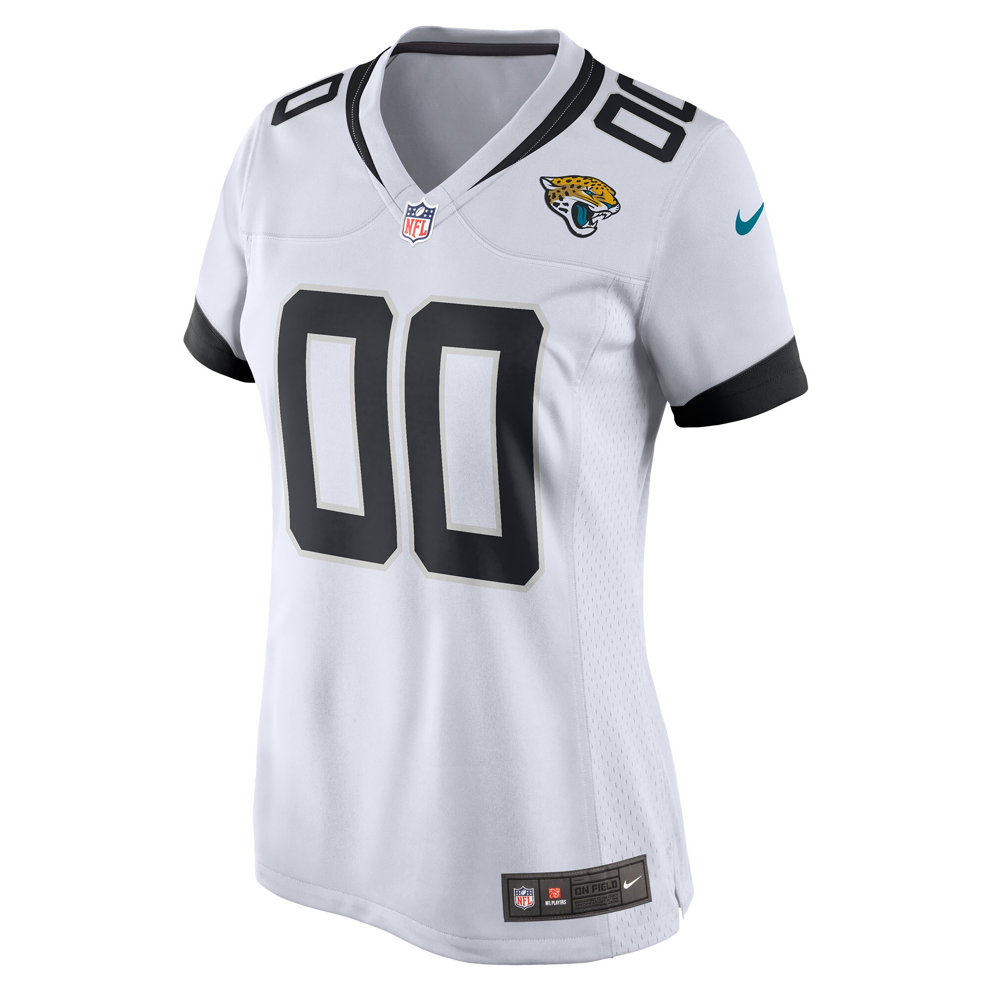 Women's White Jacksonville Jaguars Custom Game Jersey JS7110 nicesnker - Image 2