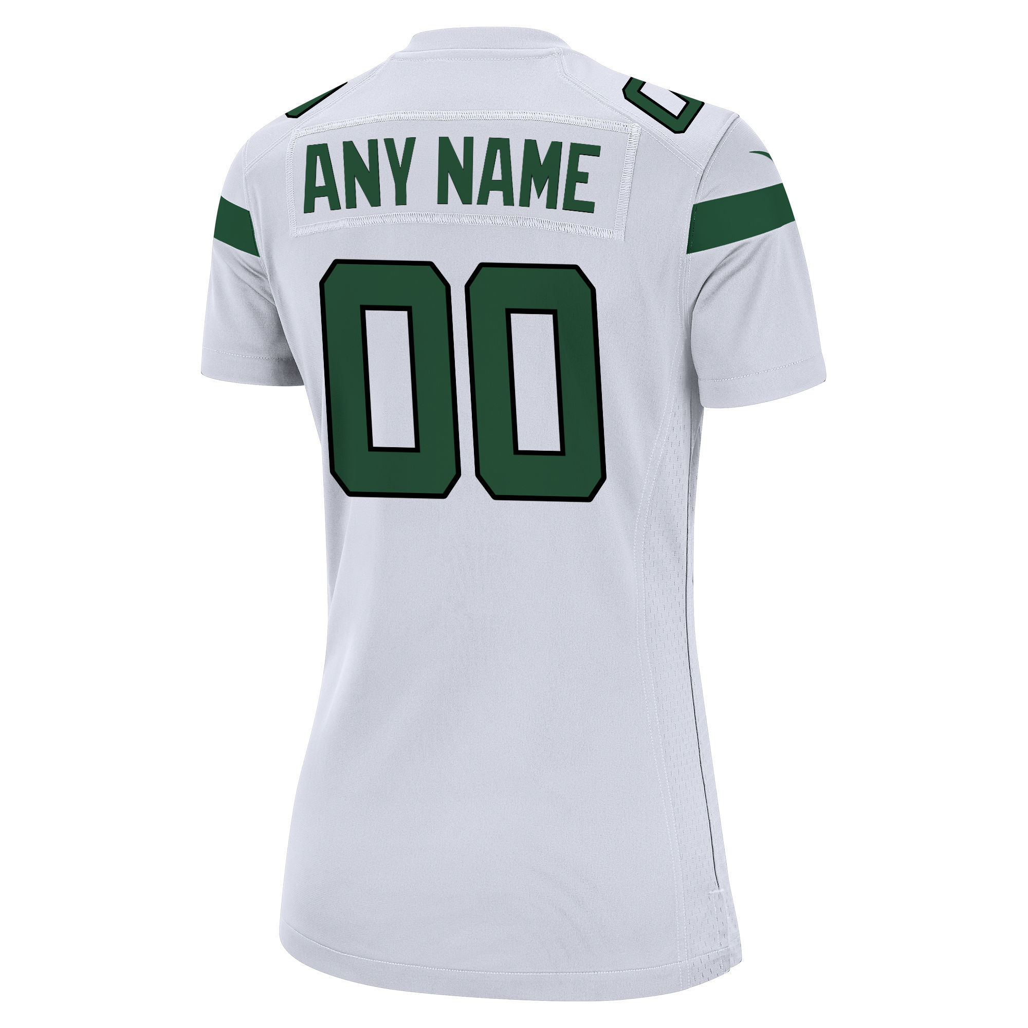 Women's White New York Jets Custom Game Jersey JS6631 nicesnker - Image 3