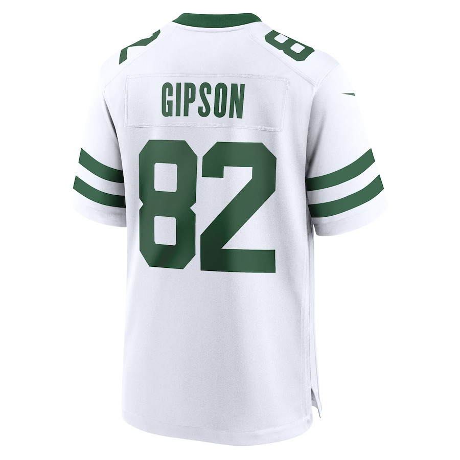 Xavier Gipson 82 New York Jets Game Jersey - Men, Legacy White JS2184 nicesnker - Image 3