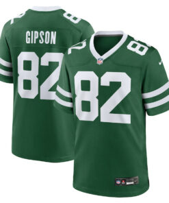 Xavier Gipson 82 New York Jets Team Game Men Jersey - Legacy Green JS8670 nicesnker