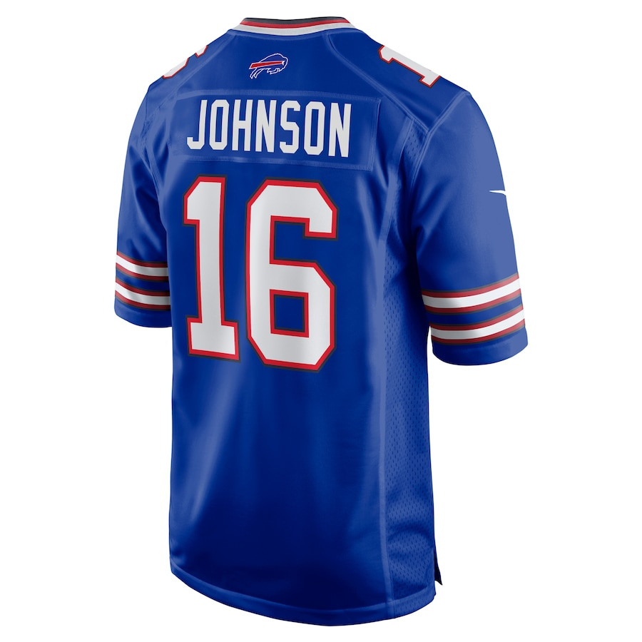 Xavier Johnson 16 Buffalo Bills Game Men Jersey - Royal JS8971 nicesnker - Image 3