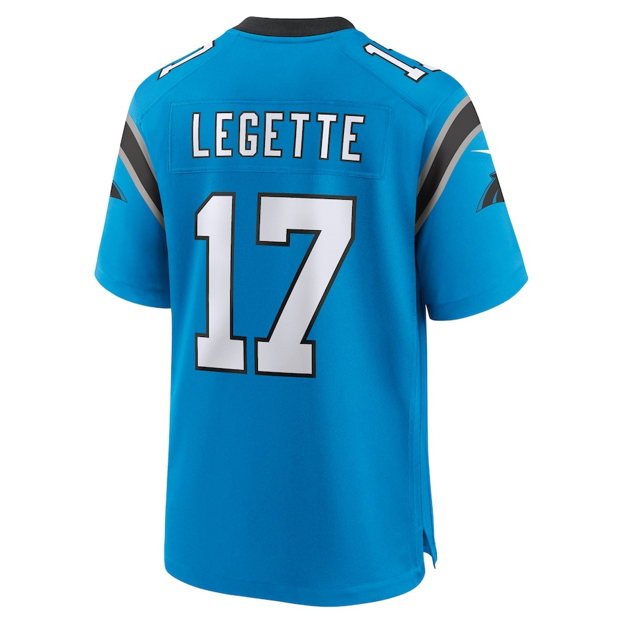 Xavier Legette 17 Carolina Panthers Alternate Game Men Jersey - Blue JS7219 nicesnker - Image 3