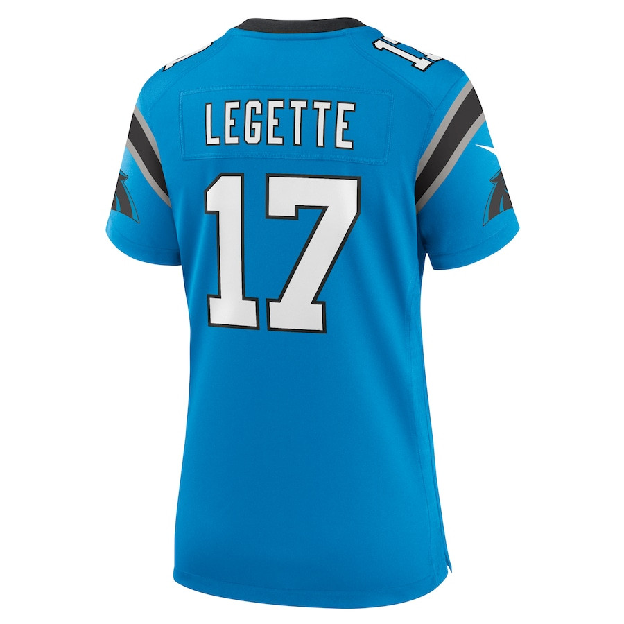 Xavier Legette 17 Carolina Panthers Women's Alternate Game Jersey - Blue JS2662 nicesnker - Image 3