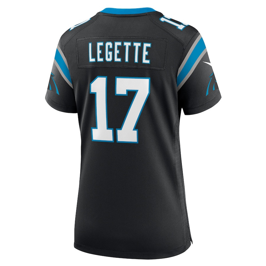 Xavier Legette 17 Carolina Panthers Women's Game Jersey - Black JS7690 nicesnker - Image 3