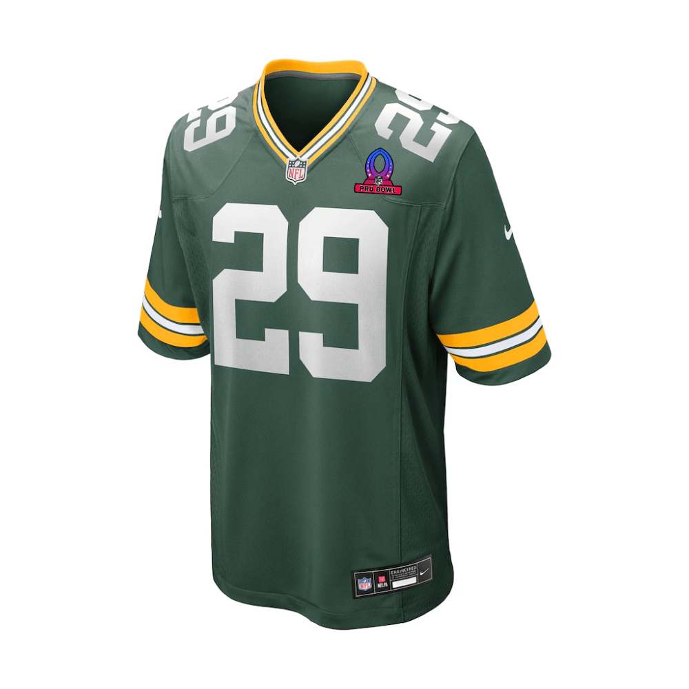 Xavier McKinney 29 Green Bay Packers 2025 Pro Bowl Patch Game Men Jersey - Green JS3252 nicesnker - Image 2