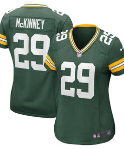 Xavier McKinney 29 Green Bay Packers Women's Team Game Jersey - Green JS6820 nicesnker