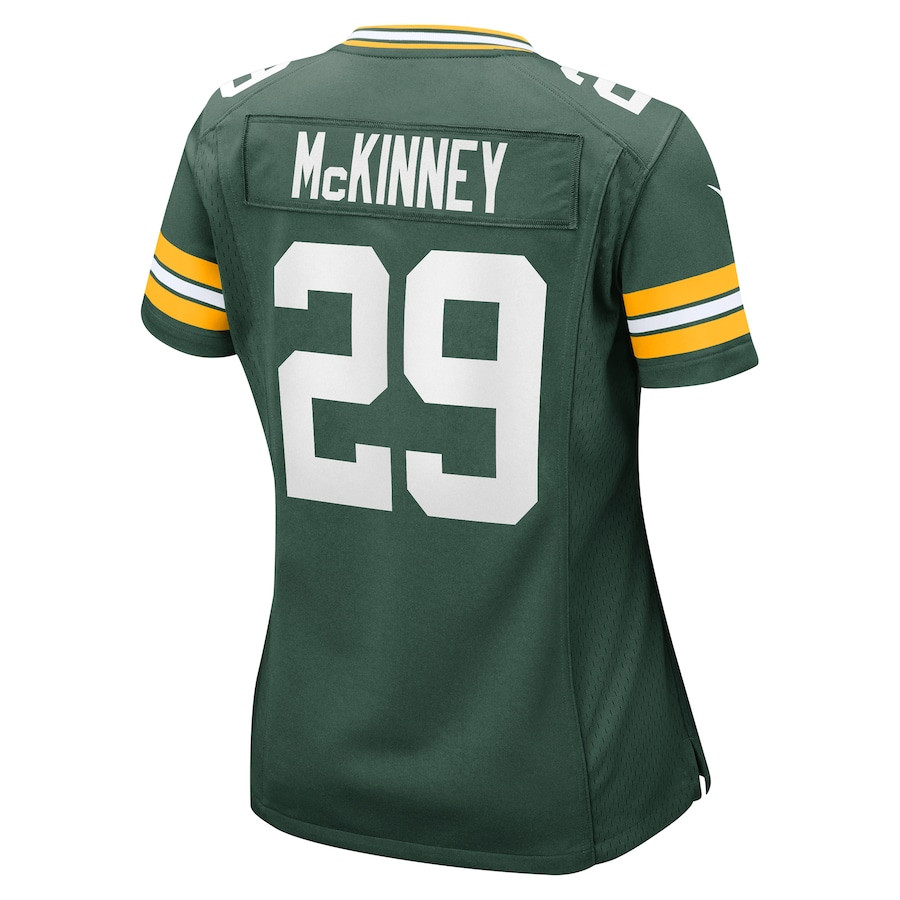 Xavier McKinney 29 Green Bay Packers Women's Team Game Jersey - Green JS6820 nicesnker - Image 3