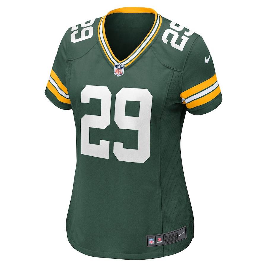 Xavier McKinney 29 Green Bay Packers Women's Team Game Jersey - Green JS6820 nicesnker - Image 2