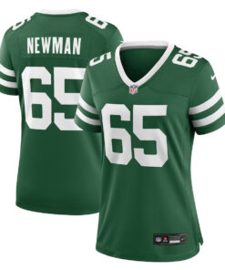Xavier Newman 65 New York Jets Women's Team Game Jersey - Legacy Green JS2146 nicesnker