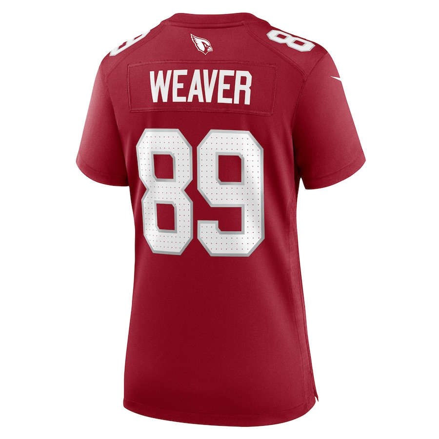 Xavier Weaver 89 Arizona Cardinals Women's Game Jersey - Cardinal JS9258 nicesnker - Image 3