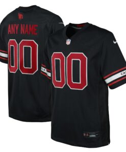 Youth Arizona Cardinals Black Alternate Custom Game Jersey JS9457 nicesnker