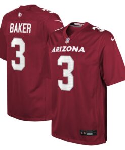 Youth Arizona Cardinals Budda Baker Cardinal Game Jersey JS4389 nicesnker