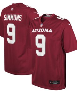 Youth Arizona Cardinals Isaiah Simmons Cardinal Game Jersey JS1231 nicesnker