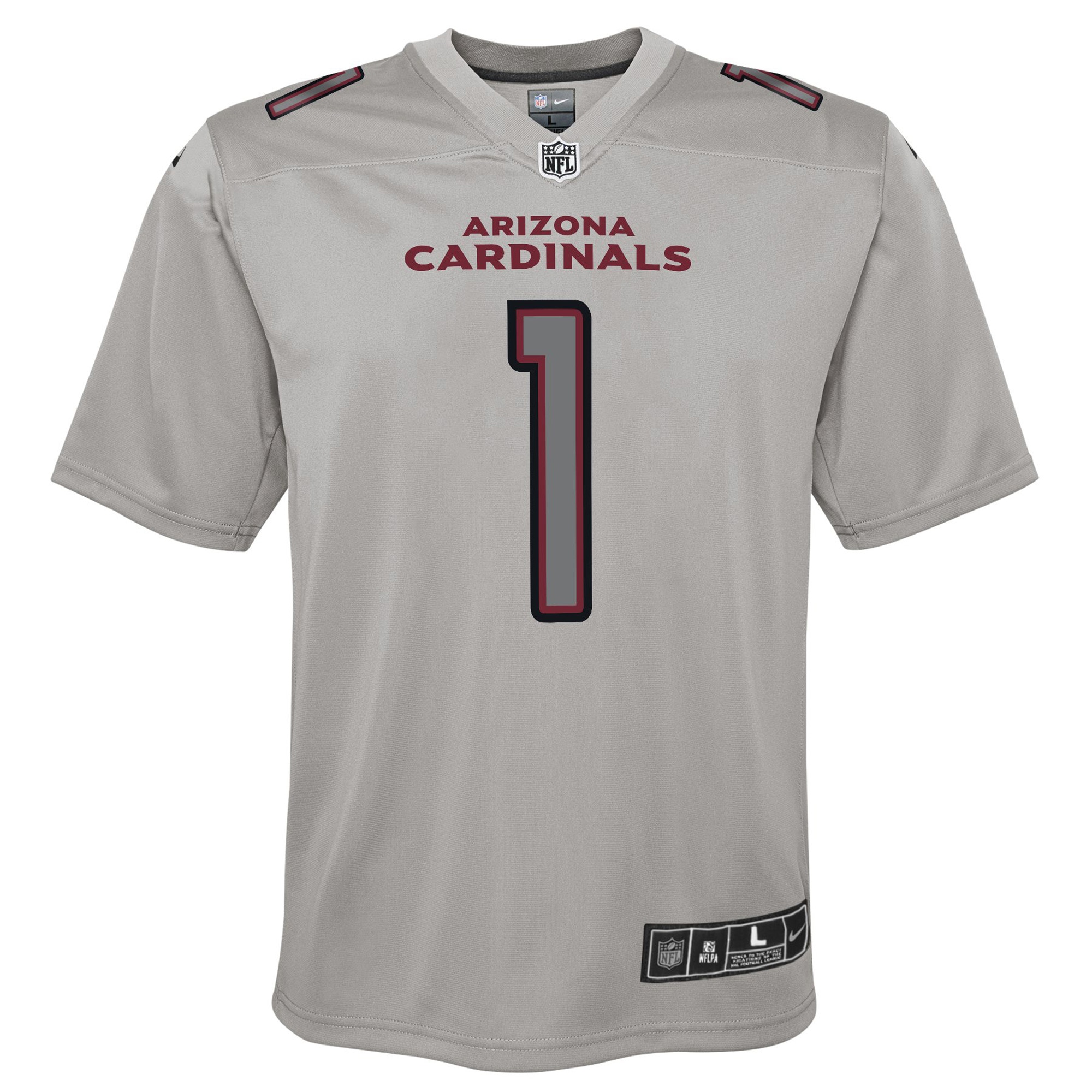 Youth Arizona Cardinals Kyler Murray Gray Atmosphere Game Jersey JS9181 nicesnker - Image 2