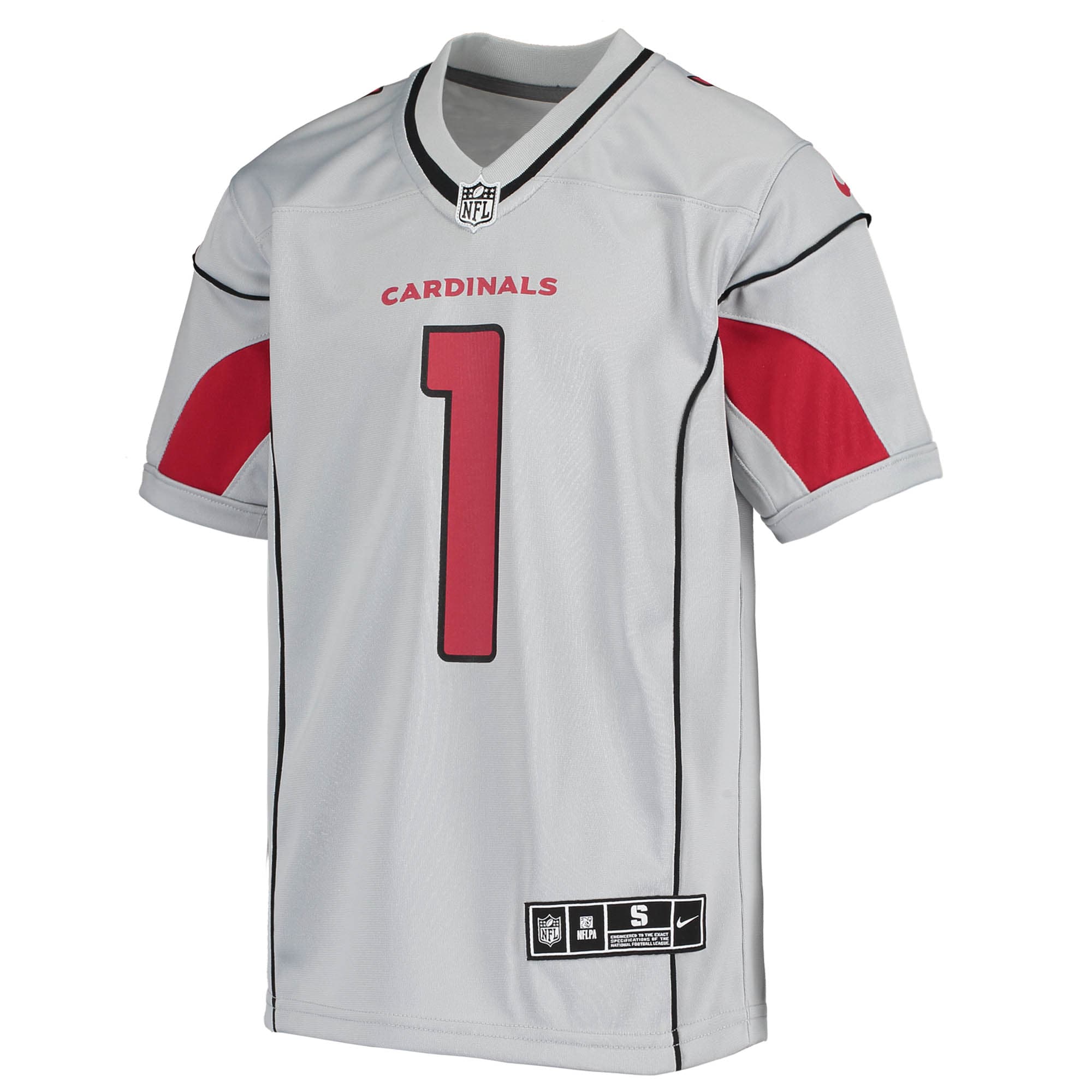 Youth Arizona Cardinals Kyler Murray Silver Inverted Team Game Jersey JS4606 nicesnker - Image 2
