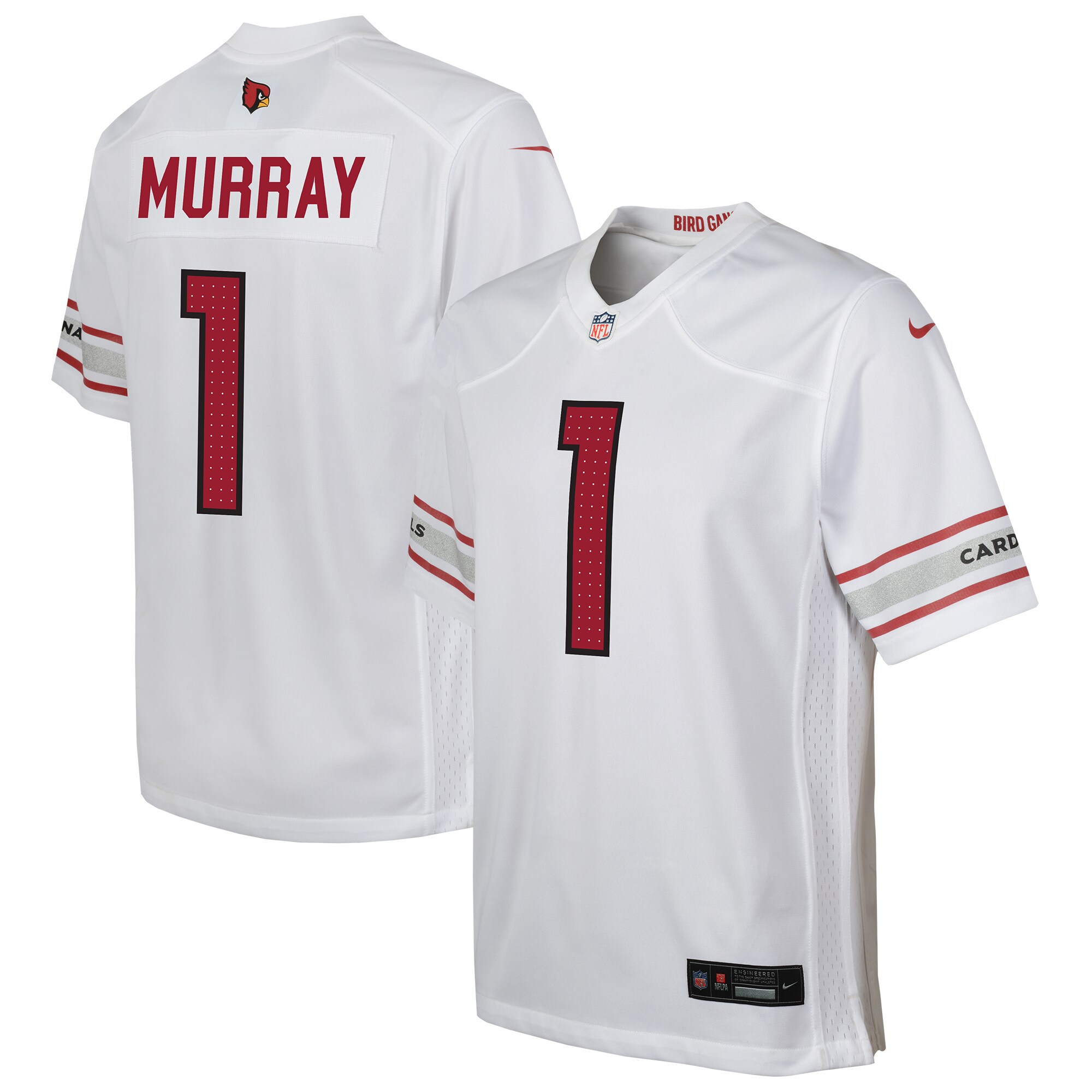 Youth Arizona Cardinals Kyler Murray White Game Jersey JS3161 nicesnker