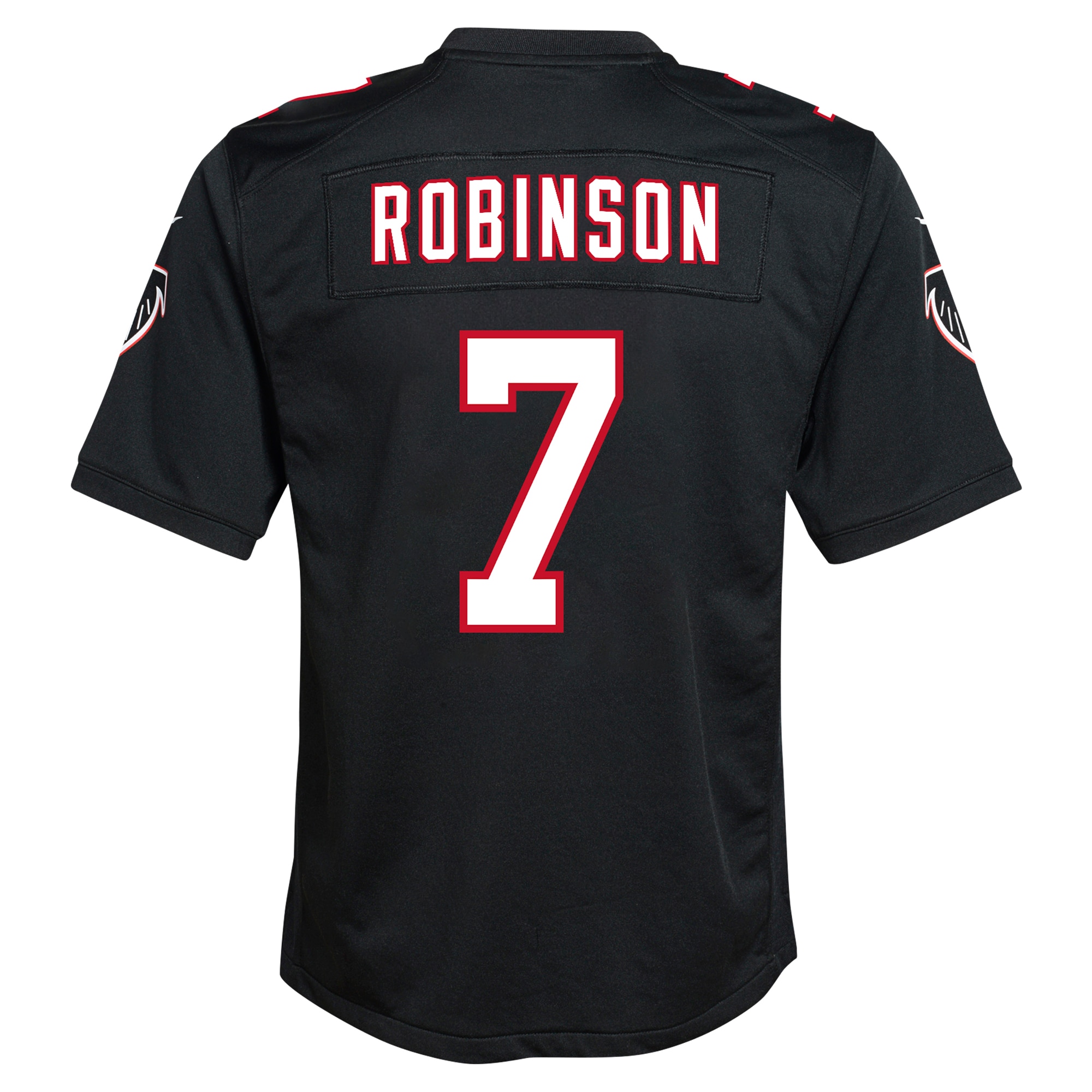 Youth Atlanta Falcons Bijan Robinson Black Alternate Player Game Jersey JS8550 nicesnker - Image 3