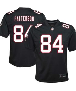 Youth Atlanta Falcons Cordarrelle Patterson Black Game Jersey JS4264 nicesnker