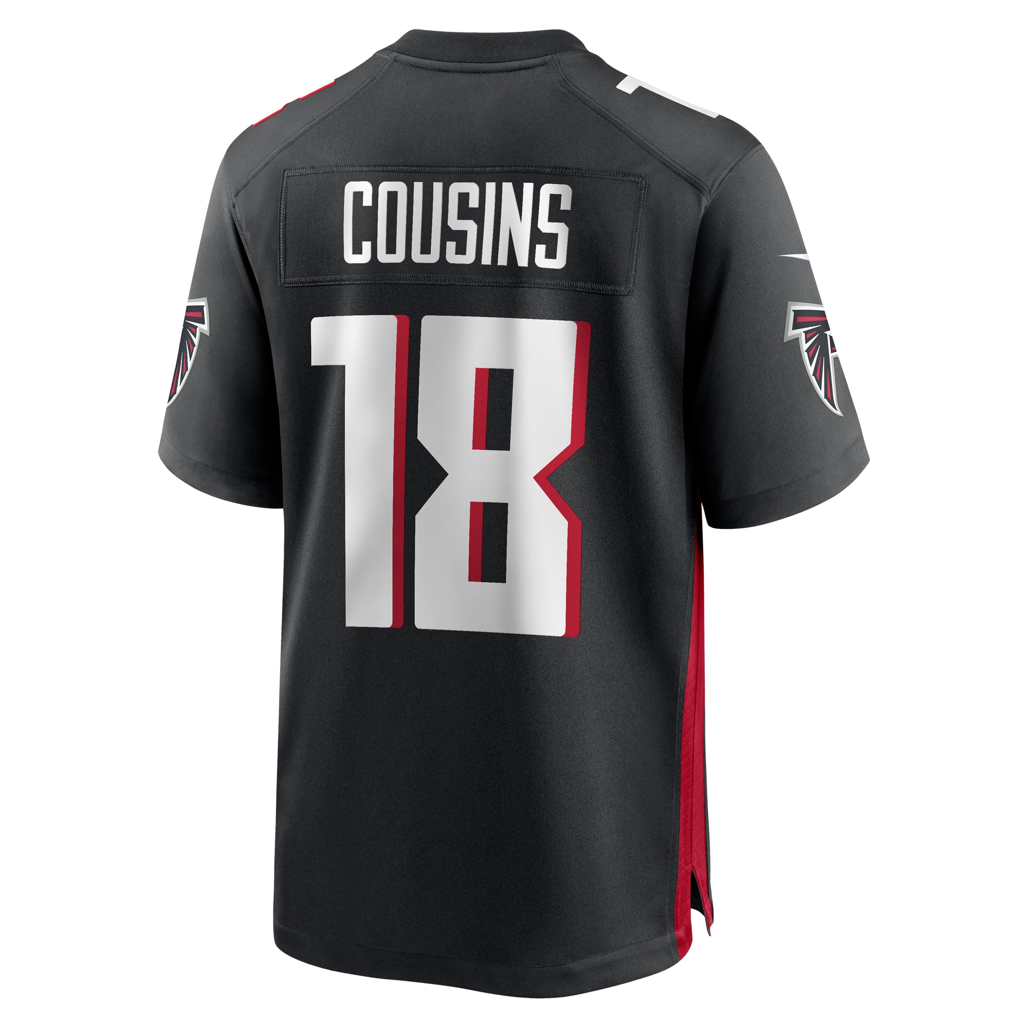 Youth Atlanta Falcons Kirk Cousins Black Game Player Jersey JS1658 nicesnker - Image 3