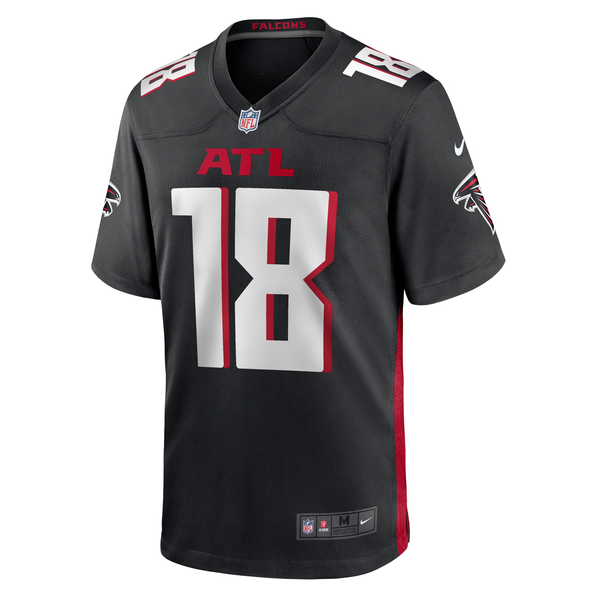 Youth Atlanta Falcons Kirk Cousins Black Game Player Jersey JS1658 nicesnker - Image 2
