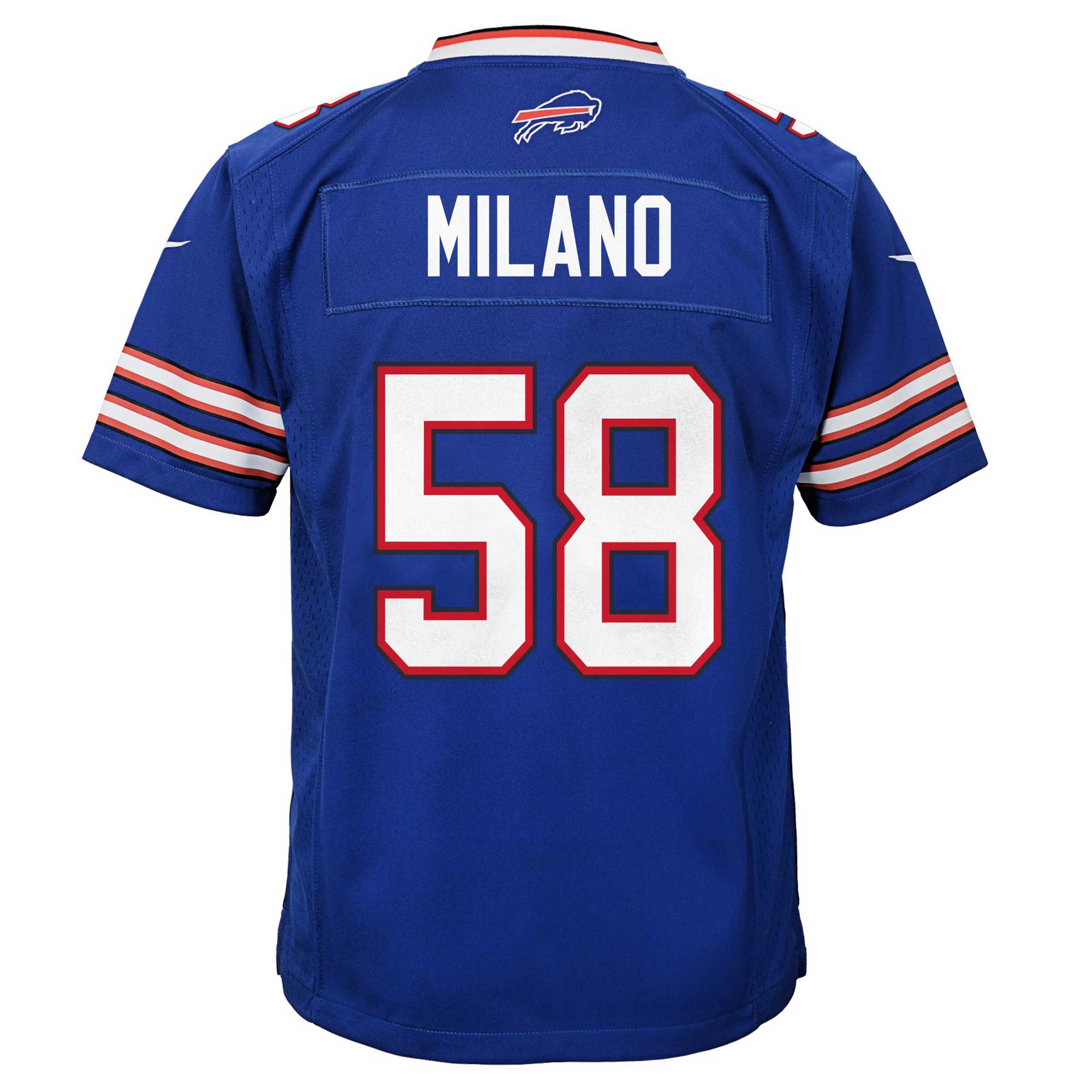 Youth Buffalo Bills Matt Milano Royal Team Player Game Jersey JS7613 nicesnker - Image 3