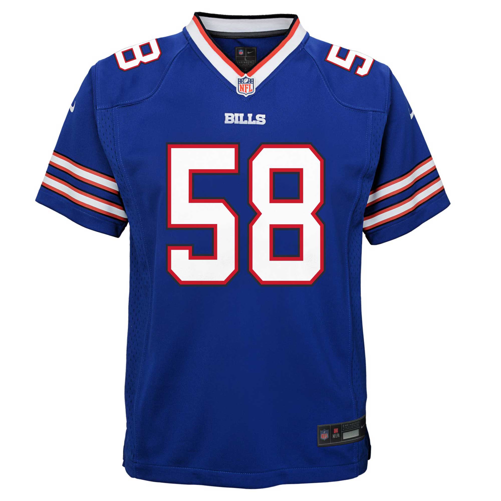 Youth Buffalo Bills Matt Milano Royal Team Player Game Jersey JS7613 nicesnker - Image 2