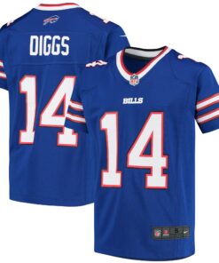 Youth Buffalo Bills Stefon Diggs Royal Game Jersey JS7864 nicesnker