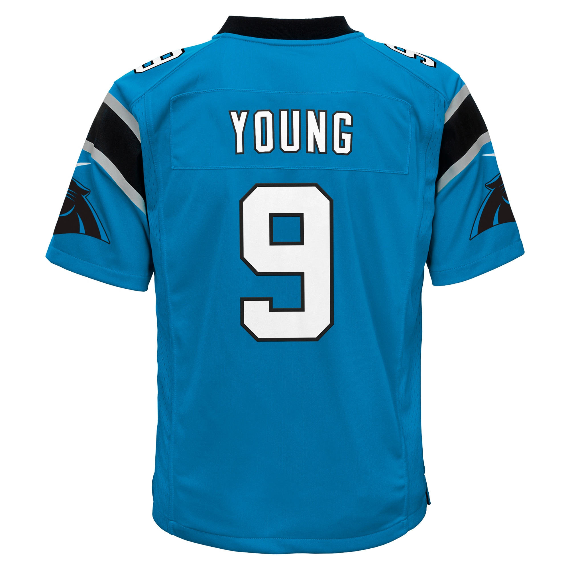 Youth Carolina Panthers Bryce Young Blue Game Jersey JS6739 nicesnker - Image 3