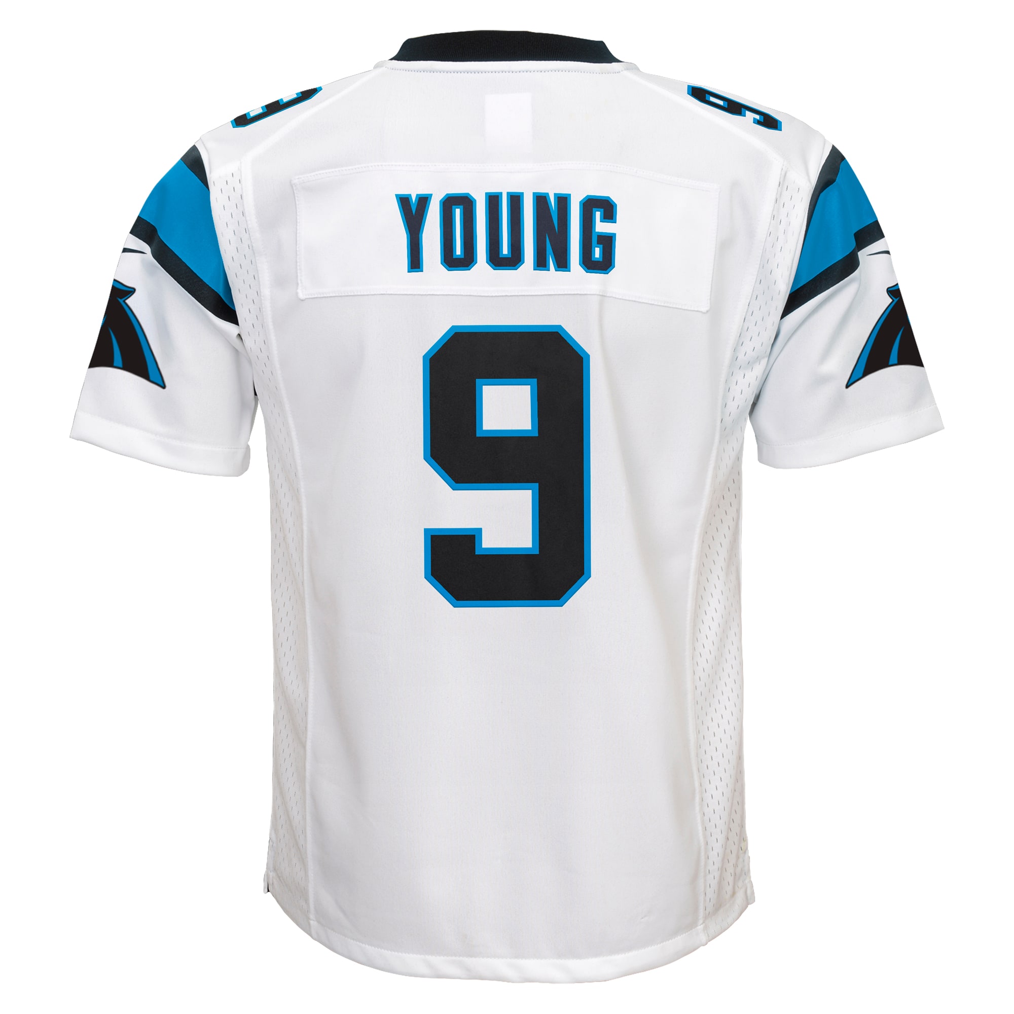 Youth Carolina Panthers Bryce Young White Game Jersey JS7842 nicesnker - Image 3