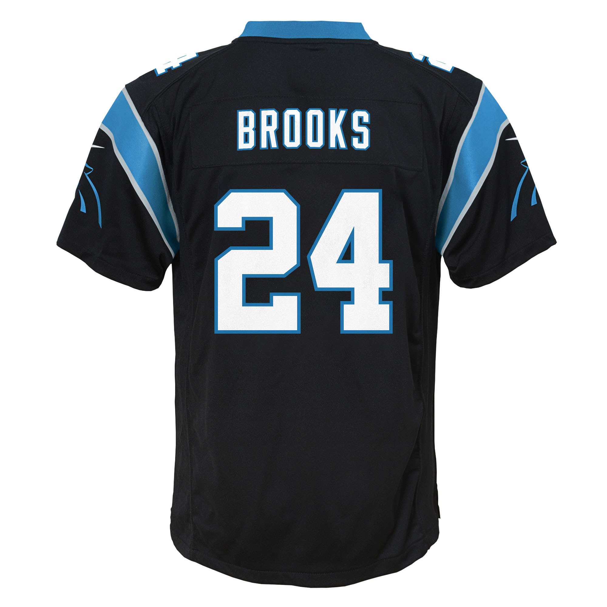 Youth Carolina Panthers Jonathon Brooks Black Team Game Jersey JS3387 nicesnker - Image 3