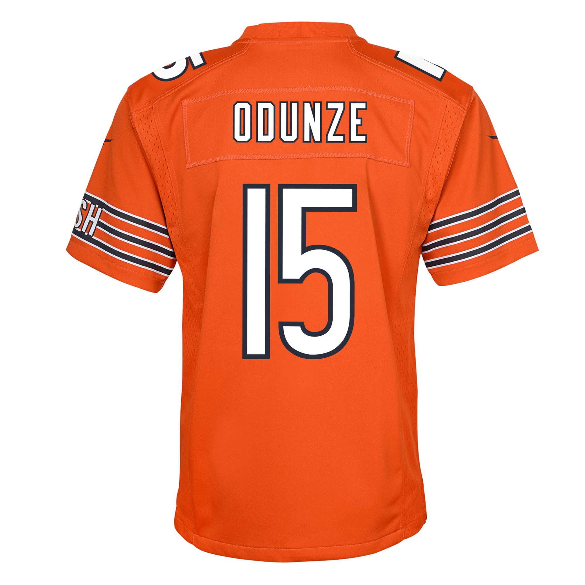Youth Chicago Bears Rome Odunze Orange Alternate Game Jersey JS3982 nicesnker - Image 3