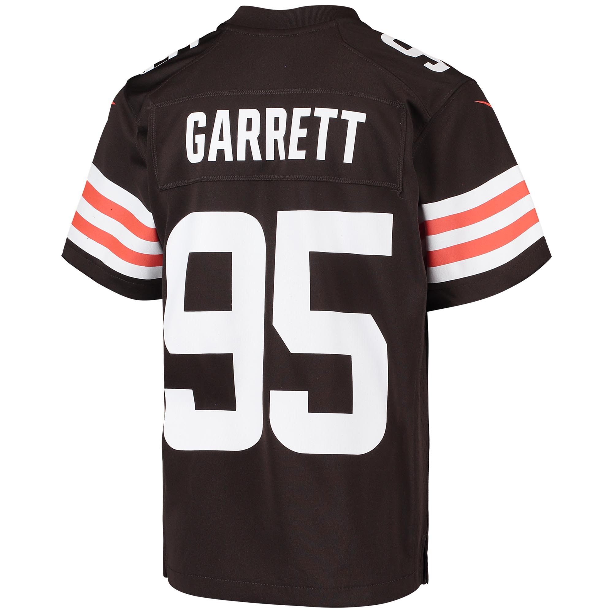 Youth Cleveland Browns Myles Garrett Brown Game Jersey JS3468 nicesnker - Image 3