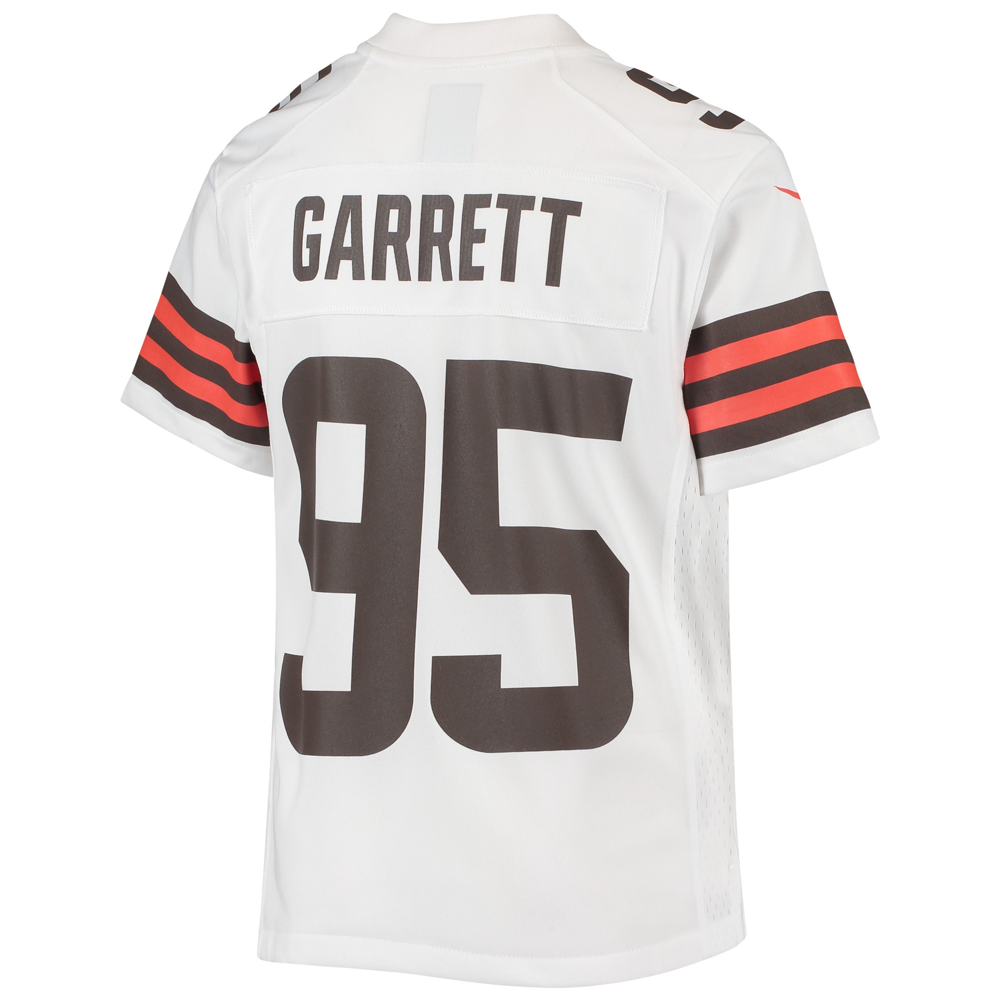 Youth Cleveland Browns Myles Garrett White Game Jersey JS4961 nicesnker - Image 3